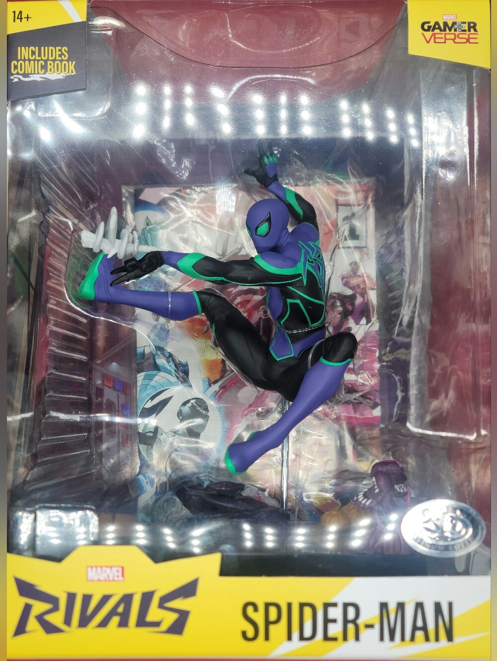 McFarlane Toy Marvel Rivials Spider-Man Hellfire Gala Platinum Edition 1.6 Chase